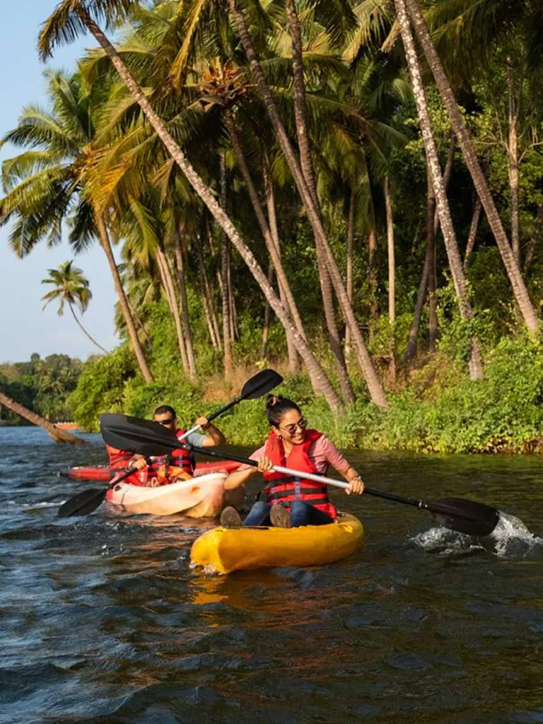 Kayaking in Backwaters