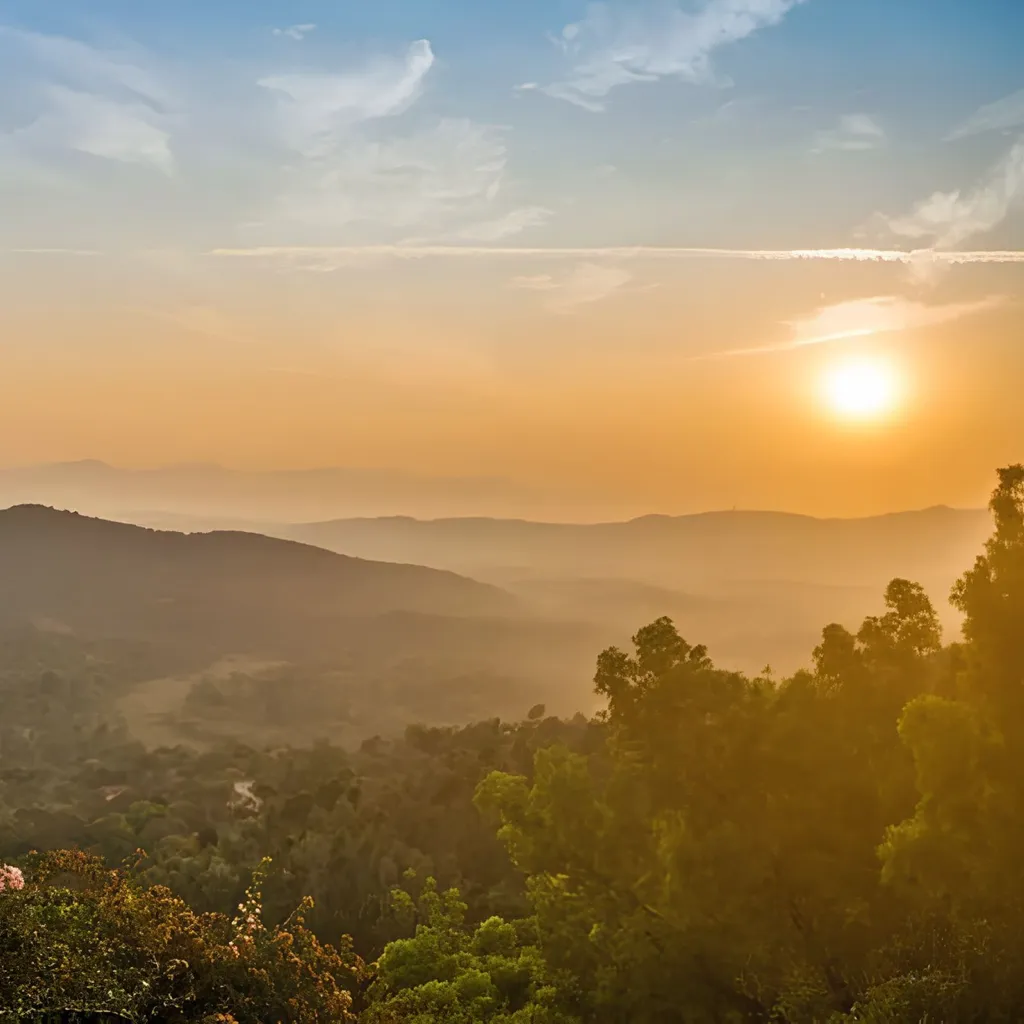 Sunset at Raja's Seat